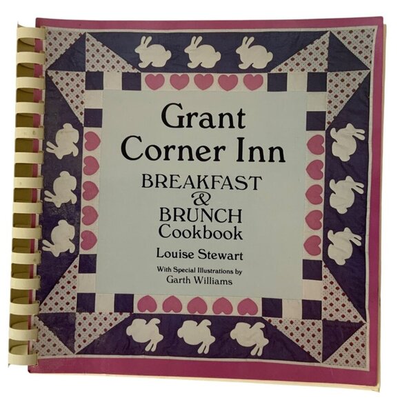 Grant Corner Inn Breakfast & Brunch Cookbook By Louise Stewart 1986 Spiral Bound - Picture 1 of 14